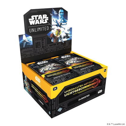 Booster-Display Umschalten auf Lichtgeschwindigkeit – Star Wars: Unlimited (Deutsch)