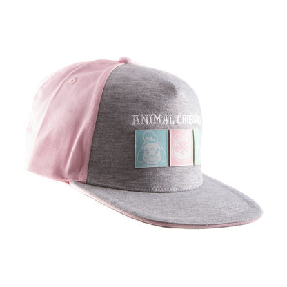 Animal Crossing Snapback Cap in Pastell mit Tierzeichen