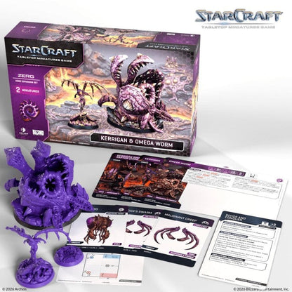 StarCraft TMG Helden-Erweiterungsset Zerg: Kerrigan & Omega Worm