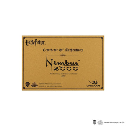 Nimbus 2000 Junior 1:1 Replik (86 cm) Besen mit Ständer – Harry Potter