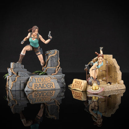 Tomb Raider Lara Croft PVC Statue 24 cm – mit Zubehör