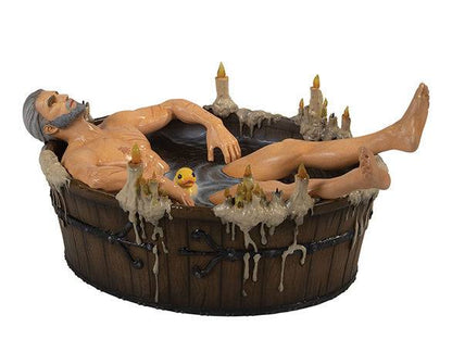 Geralt in der Badewanne Statue – The Witcher 3
