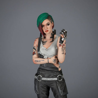 Judy Alvarez aus Cyberpunk 2077 – Statue (23 cm) PVC-Figur