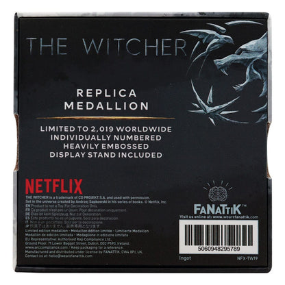 The Witcher Geralt Medaillon Kette 1:1 Replik (limitiert)