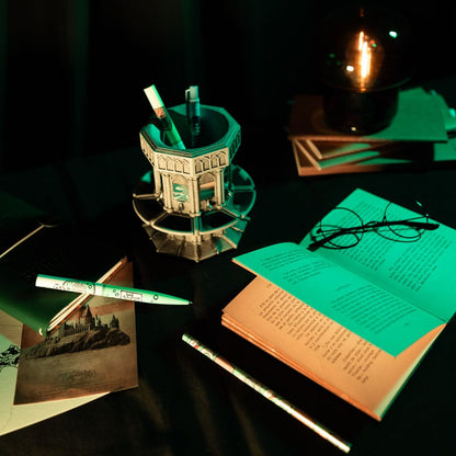 Magischer Harry Potter Stiftehalter mit Schreibset