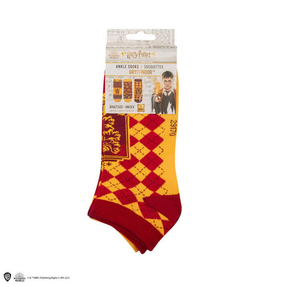 Zauberhafte Gryffindor Knöchelsocken – 3er Pack ❤✨