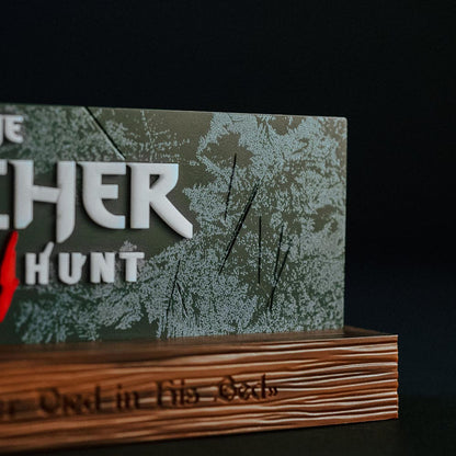 Witcher LED-Lampe: Wild Hunt Logo, leuchtende Magie