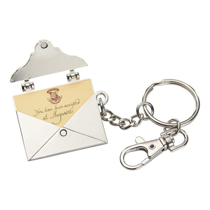 Harry Potter Brelok Metalowy List z Hogwartu