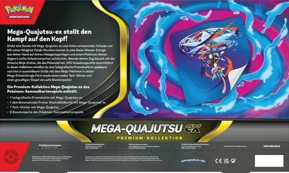 Mega Quajutsu-ex Premium-Kollektion (Deutsch) – 8 Booster Pokémon TCG