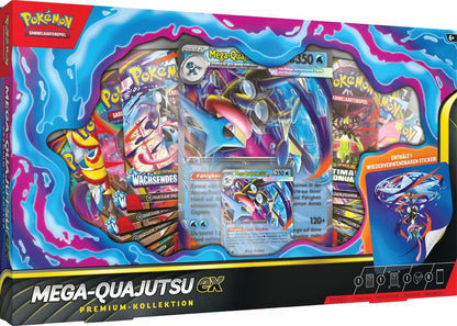 Mega Quajutsu-ex Premium-Kollektion (Deutsch) – 8 Booster Pokémon TCG