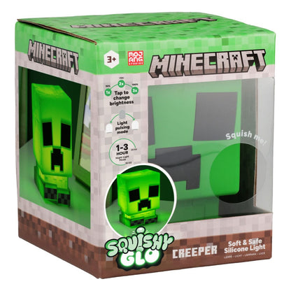 Minecraft Creeper Glo Silikonleuchte – Magisches Lichtabenteuer