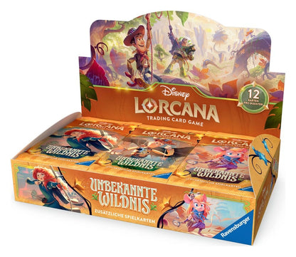 Disney Lorcana: Unbekannte Wildnis – Display mit 24 Booster-Packs (Deutsch)