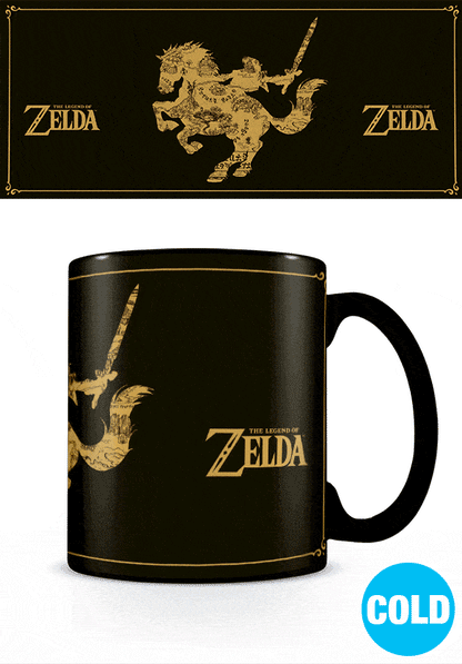 The Legend of Zelda Heat Changing Mug - Map of Hyrule