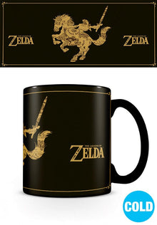 The Legend of Zelda Thermoeffekt-Tasse – Karte von Hyrule