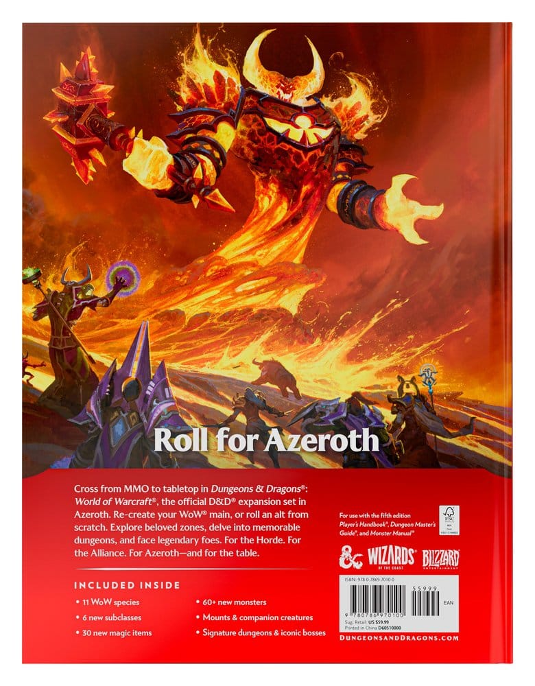 Dungeons & Dragons RPG World of Warcraft Buch (Englisch)