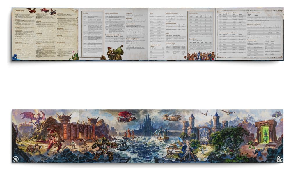 Dungeons & Dragons RPG World of Warcraft Spielleiterschirm (Englisch)